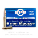8mm Mauser - 198 Grain FMJBT - Prvi Partizan - 200 Rounds