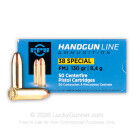 38 Special - 130 Grain FMJ - Prvi Partizan - 50 Rounds