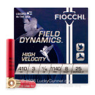 410 Bore - 3" 11/16oz. #8 Shot - Fiocchi - 250 Rounds