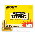 40 S&W - 165 gr MC - Remington UMC - 1000 Rounds