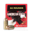 45 ACP - 230 Grain FMJ - Federal American Eagle (trayless) - 50 Rounds