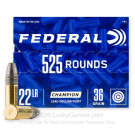 22 LR - 36 Grain LHP - Federal Champion - 5250 Rounds