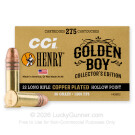 22 LR - 36 Grain CPHP - CCI Henry Golden Boy Edition - 2750 Rounds