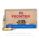 223 Rem - 55 Grain FMJ - Hornady Frontier - 150 Rounds