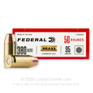380 Auto - 95 Grain FMJ - Federal Champion - 1000 Rounds