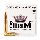 5.56x45 - 55 Grain FMJ - Sterling - 30 Rounds