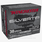 38 Special - 110 Grain JHP - Winchester Silvertip - 200 Rounds