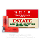 12 Gauge - 2-3/4" 1oz. #8 Shot - Estate Super Sport Competition Target - 250 Rounds