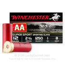 12 Gauge - 2-3/4" 1oz. #8 Shot - Winchester AA - 250 Rounds