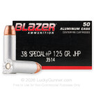 38 Special - + P - 125 gr JHP - Blazer - 1000 Rounds