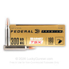 300 Winchester Magnum - 180 Grain Barnes TSX - Federal - 20 Rounds