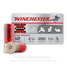 12 Gauge - 2-3/4" 1-1/4 oz. #5 Shot - Winchester Super-X Heavy Field Load - 25 Rounds