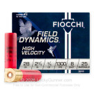 28 Gauge - 2-3/4" 3/4oz. #8 Shot - Fiocchi - 25 Rounds