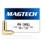 454 Casull - 260 Grain FMC-FN - MagTech - 20 Rounds