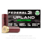 12 Gauge - 2-3/4" 1-1/8oz. #5 Steel Shot - Federal Upland Steel - 250 Rounds