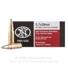 5.7x28mm - 27 Grain Lead Free JHP - FN Herstal - 500 Rounds