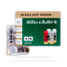 12 Gauge - 3" 15 Pellets 00 Buck - Sellier & Bellot - 250 Rounds