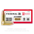 30 Super Carry - 90 Grain FMJ - Federal Champion - 50 Rounds