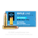 30 Carbine - 110 gr SP - Prvi Partizan - 50 Rounds