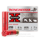 28 Gauge - 2-3/4" 1oz. #7.5 Shot - Winchester Super-X - 250 Rounds