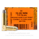 32-20 Win - 115 Grain RNFP - HSM Cowboy Action - 50 Rounds