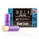 16 ga - 2-3/4" - 1 oz - #8 shot - Federal Game Shok - 250 Rounds