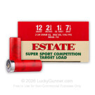 12 Gauge - 2 3/4" 1-1/8 oz. #7.5 - Estate Super Sport Competition Target - 25 Rounds