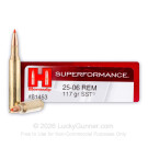 25-06 - 117 Grain SST - Hornady Superformance - 20 Rounds