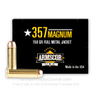357 Mag - 158 Grain FMJ - Armscor USA - 1000 Rounds