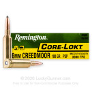 6mm Creedmoor - 100 Grain PSP - Remington Core-Lokt - 20 Rounds