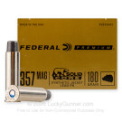 357 Mag - 180 Grain Hard Cast - Federal Solid Core - 20 Rounds