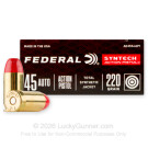 45 ACP - 220 Grain Total Synthetic Jacket - Federal Syntech Action Pistol - 50 Rounds