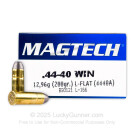 44-40 Win (WCF) - 200 gr LFN - Magtech - 50 Rounds
