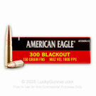 300 AAC Blackout - 150 Grain FMJ - Federal American Eagle - 20 Rounds