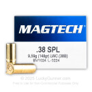 38 Special - 148 Grain LWC - Magtech - 1000 Rounds