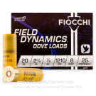 20 Gauge - 2-3/4" 7/8oz. #8 Shot - Fiocchi - 25 Rounds