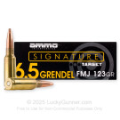 6.5 Grendel - 123 Grain FMJ - Ammo Inc. - 20 Rounds