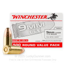 9mm - 115 Grain FMJ - Winchester USA - 1000 Rounds