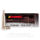 300 Win Mag - 220 Grain OTM-BT - Barnes Precision Match - 20 Rounds