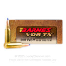 300 WSM - 150 Grain TTSX BT - Barnes VOR-TX - 20 Rounds
