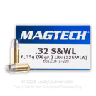 32 S&W Long - 98 Grain LRN - Magtech - 50 Rounds
