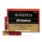 410 Bore - 2-1/2" #4 Shot - Federal - 20 Rounds
