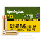 32 H&R Magnum - 85 Grain JHP - Remington HTP - 20 Rounds