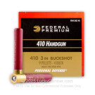 410 Bore - 3" #4 Buckshot - Federal Handgun - 20 Rounds