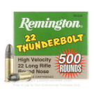 22 LR - 40 Grain LRN - Remington Thunderbolt - 500 Rounds