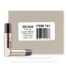 500 S&W Magnum - 700 Grain Wide Flat Nose Hard Cast - Underwood - 20 Rounds