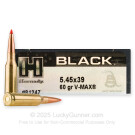 5.45x39 - 60 Grain V-MAX - Hornady BLACK - 200 Rounds