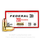 45 ACP - 230 Grain FMJ - Federal Champion - 1000 Rounds