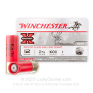 12 Gauge - 2-3/4" HP Rifled Slug - Winchester Super-X - 5 Rounds
