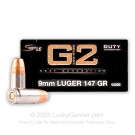 9mm - 147 Grain Bonded HP - Speer LE Gold Dot G2 - 50 Rounds